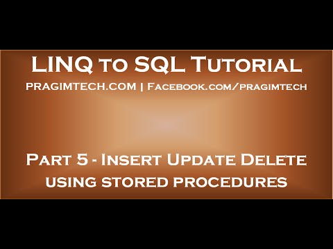 Linq To Sql Stored Procedures Insert Update Delete In Gridview