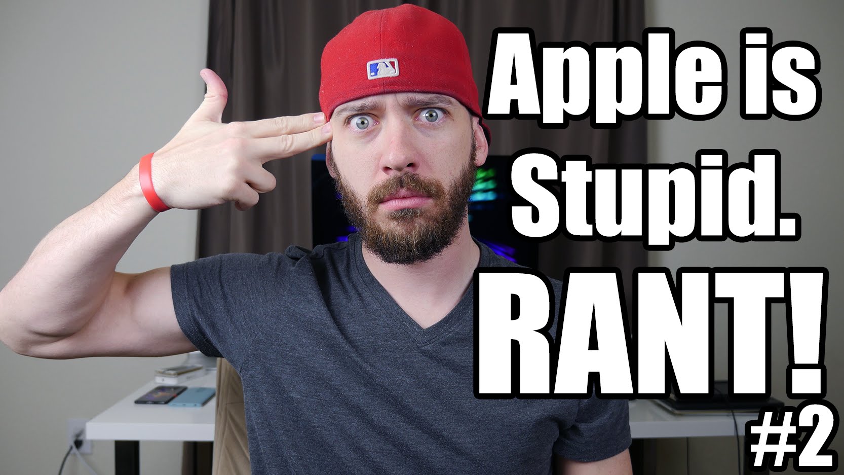 This is apple. Купил айфон stupid.