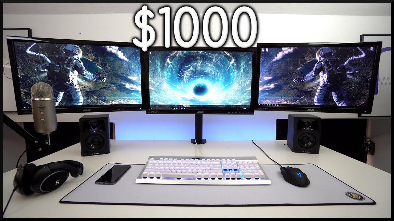 Best Triple Monitor Gaming Setup For 1000