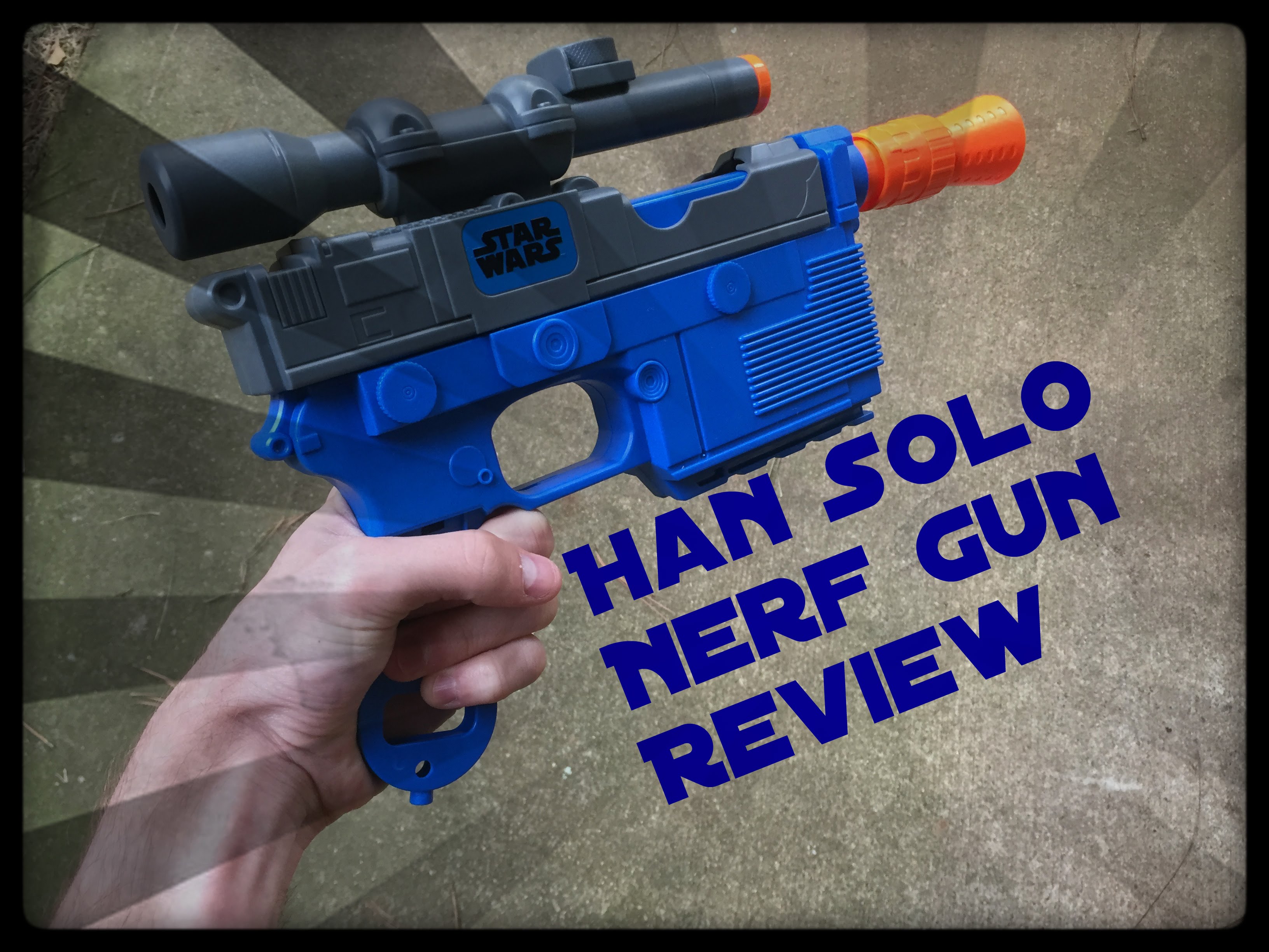 nerf star wars episode vii the force awakens han solo blaster