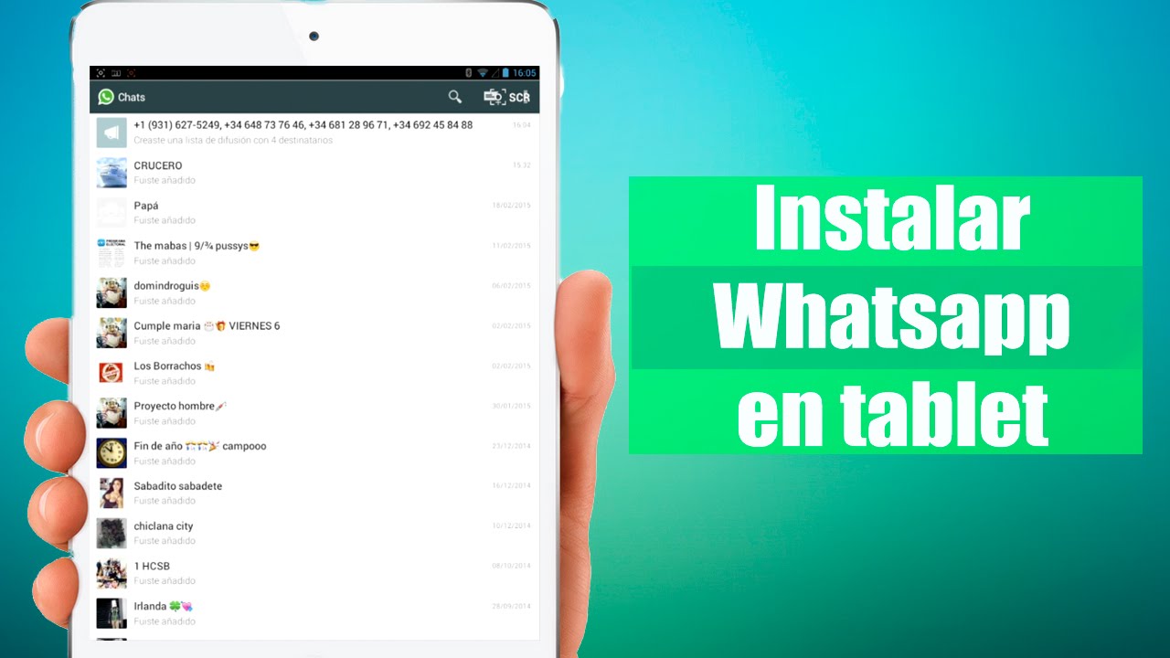 install whatsapp on android tablet