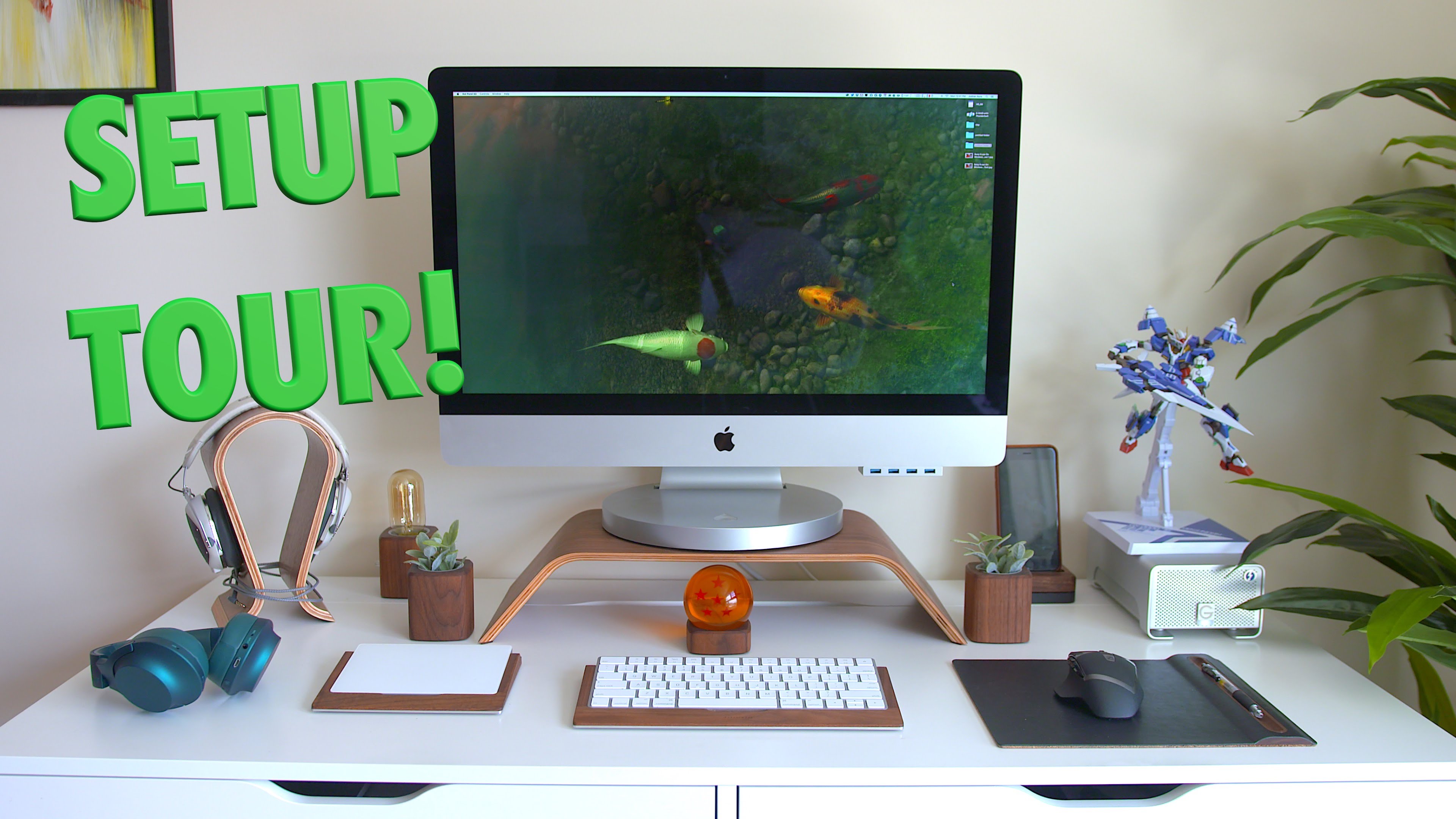 new office desk setup tour 2016