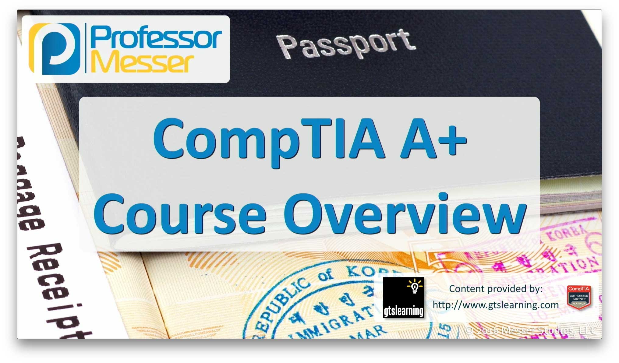 Prof course. COMPTIA A+ Certification Video course 220-901.