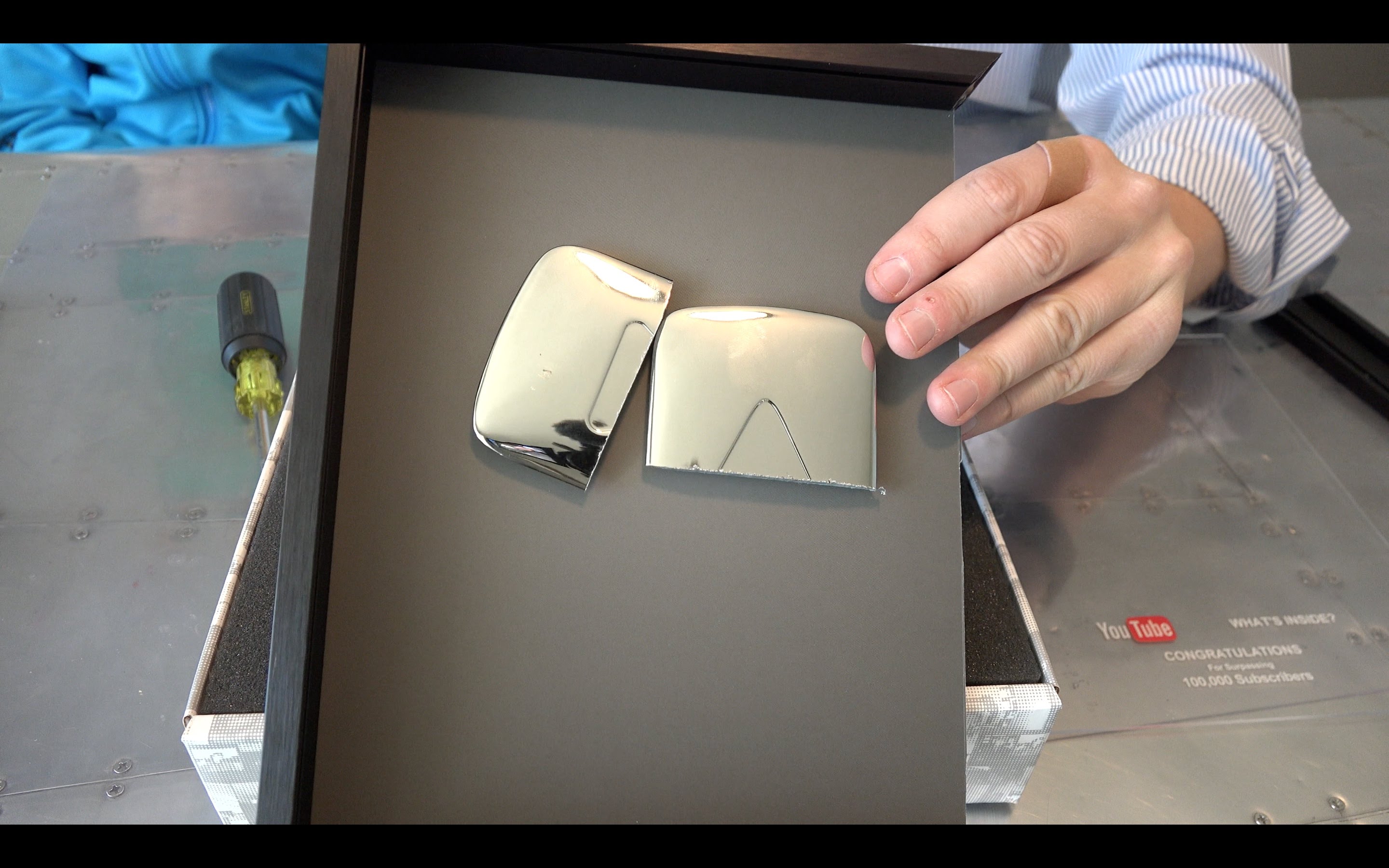 What S Inside The Youtube Silver Play Button