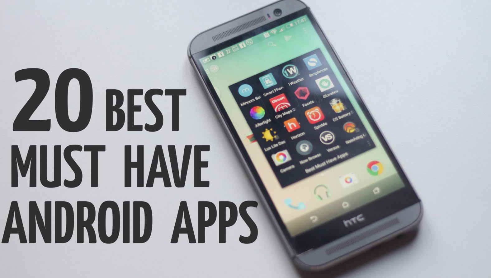 Must have android. Must have Android apps.