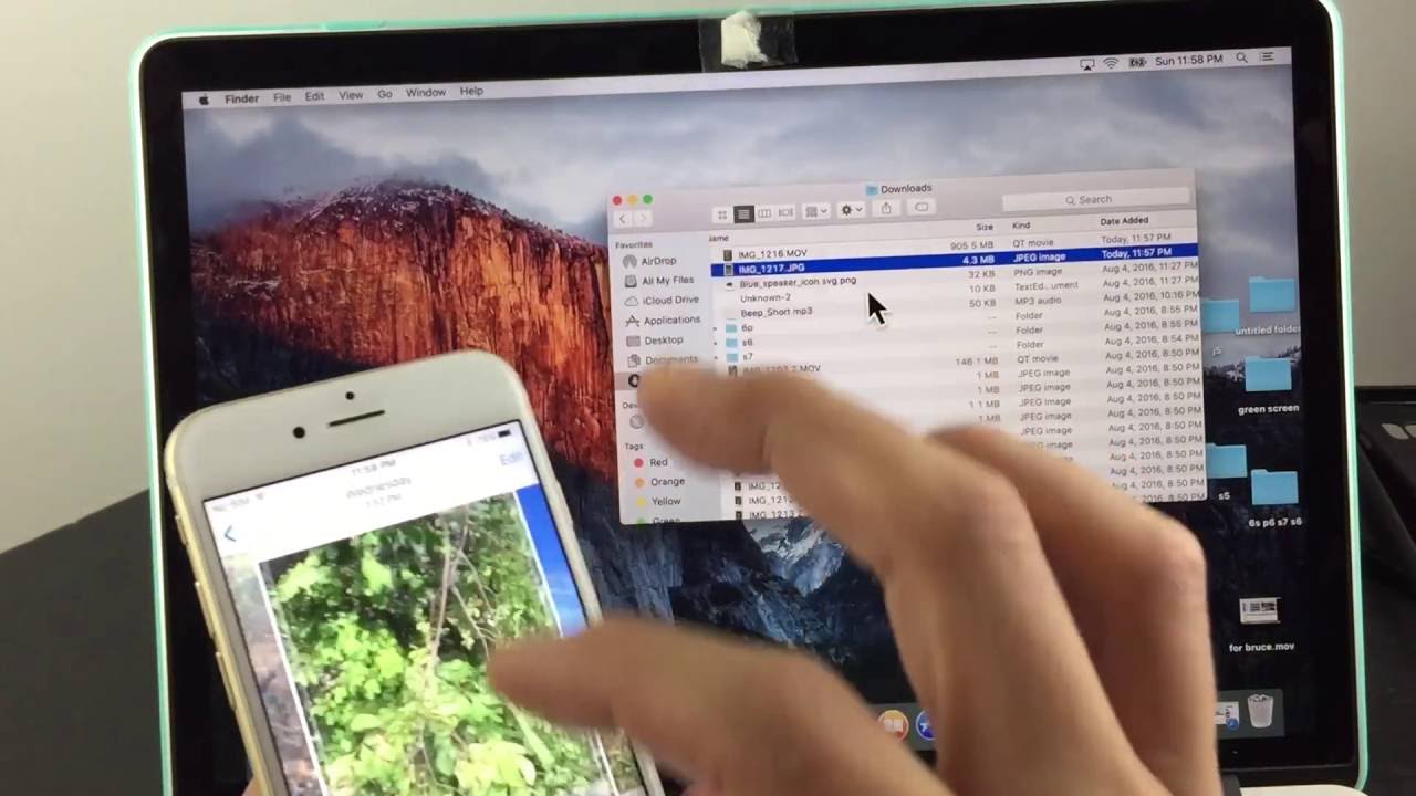 Как синхронизировать фото на iphone и macbook