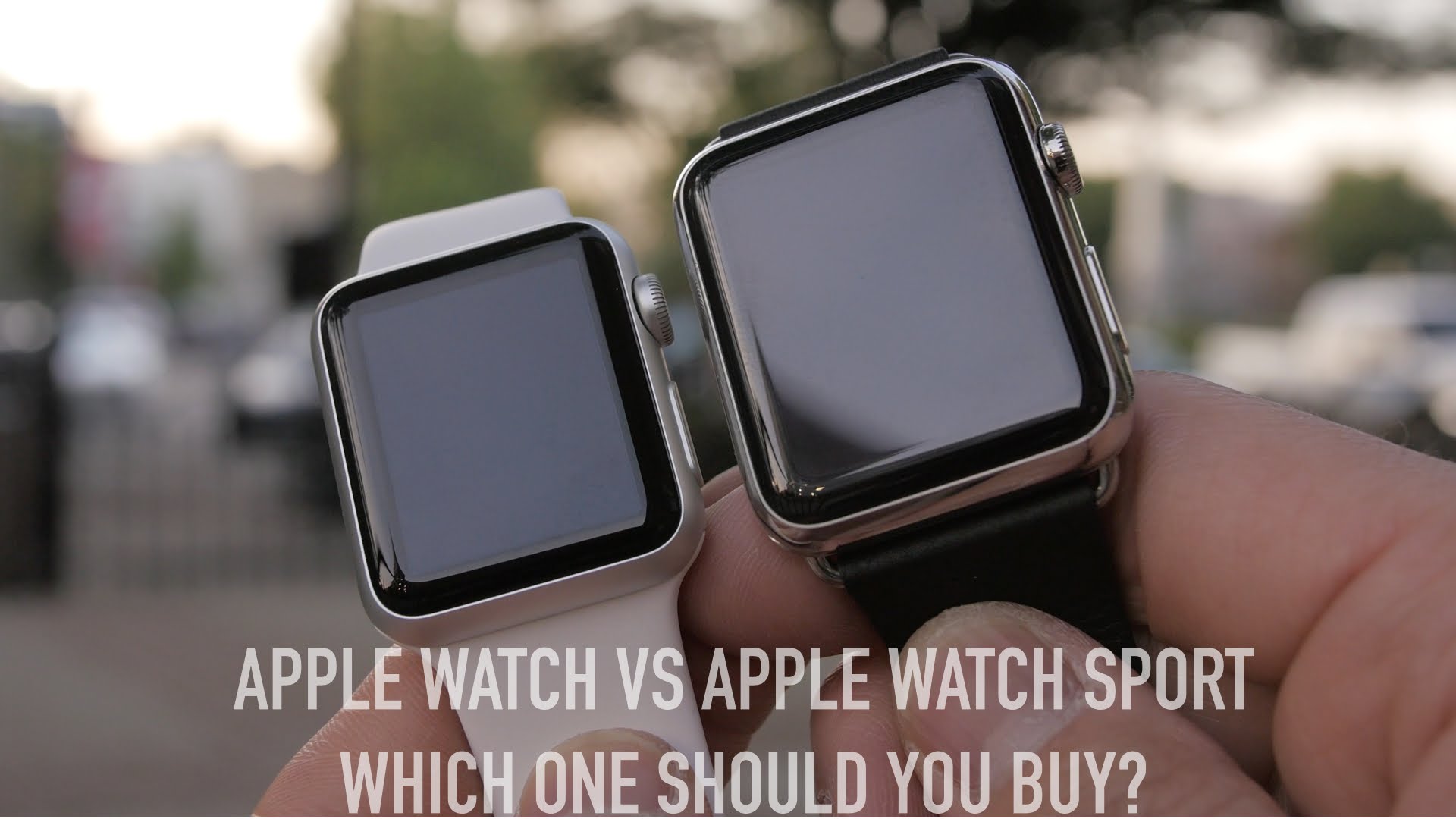 Apple Watch Vs Apple Watch Sport Dual Unboxing Which One Should