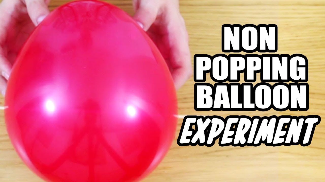 science experiments balloon pop