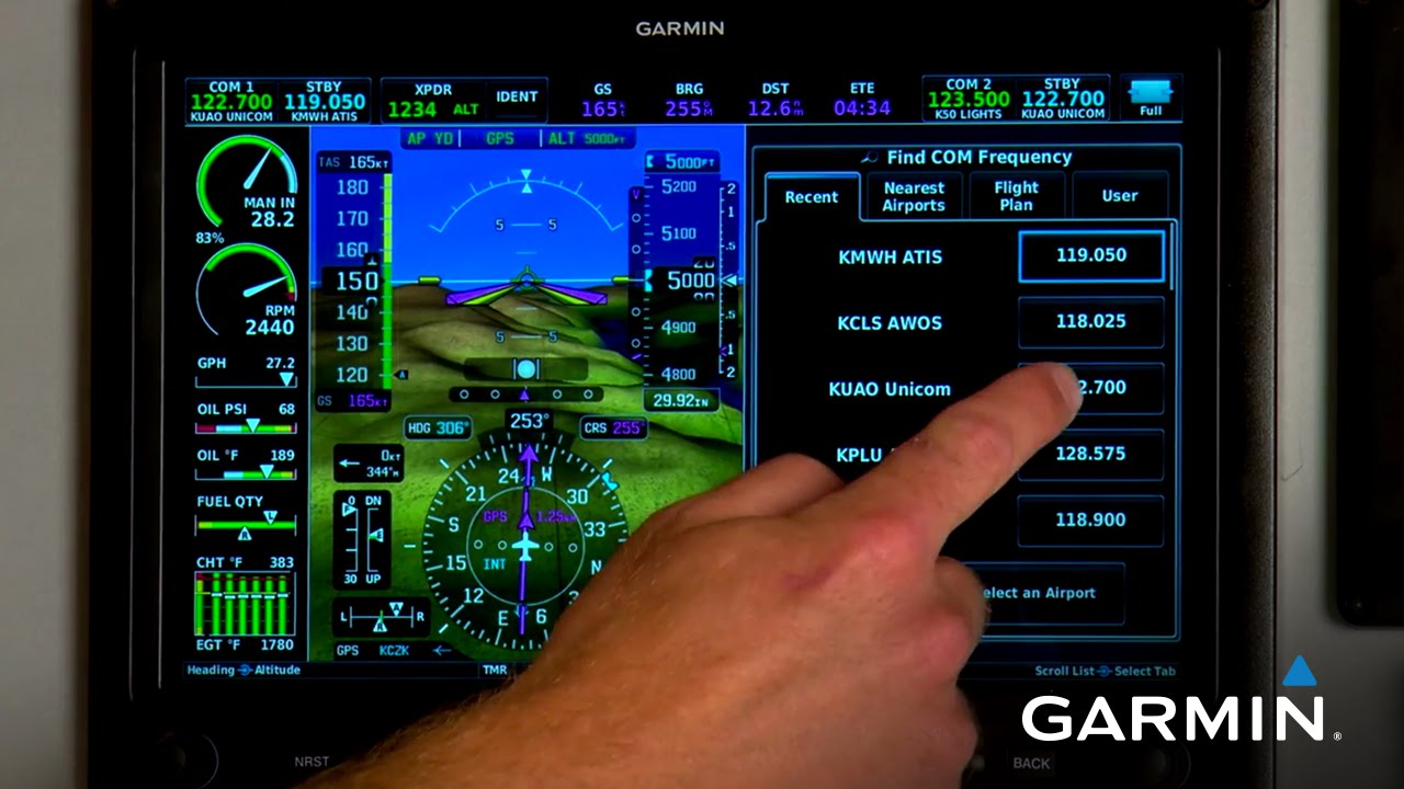 Garmin G3X Touch: Controlling Your COM And Transponder