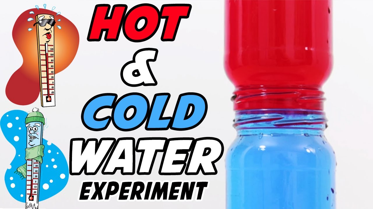 Water experiment. Hot Water Cold Water Experiment. Density hot Water Cold Water. Instructions for an Experiment for children. Density hot Water Room temperature Water Cold Water.