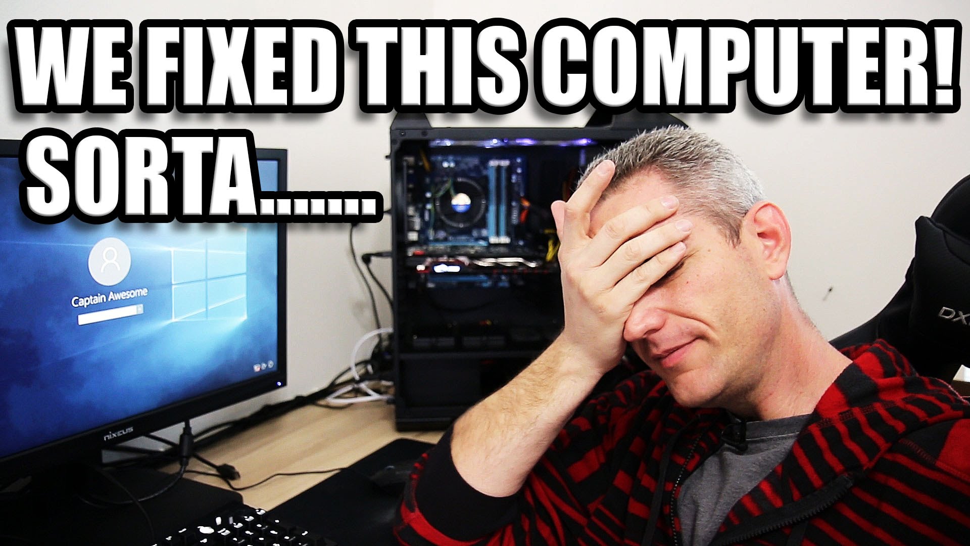 Computer has to. This PC Л. Broke this PC. A man Breaks PC GTF.