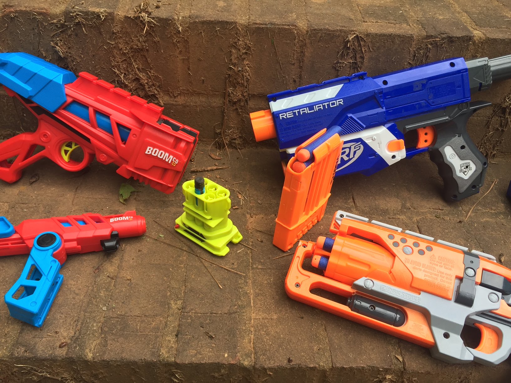 Nerf Guns Vs. BOOMco Guns, a Modders Point of View