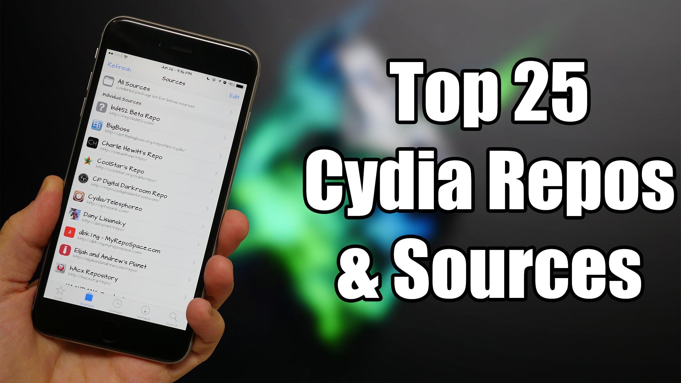 Репозиториев для cydia. Jailbreak source.