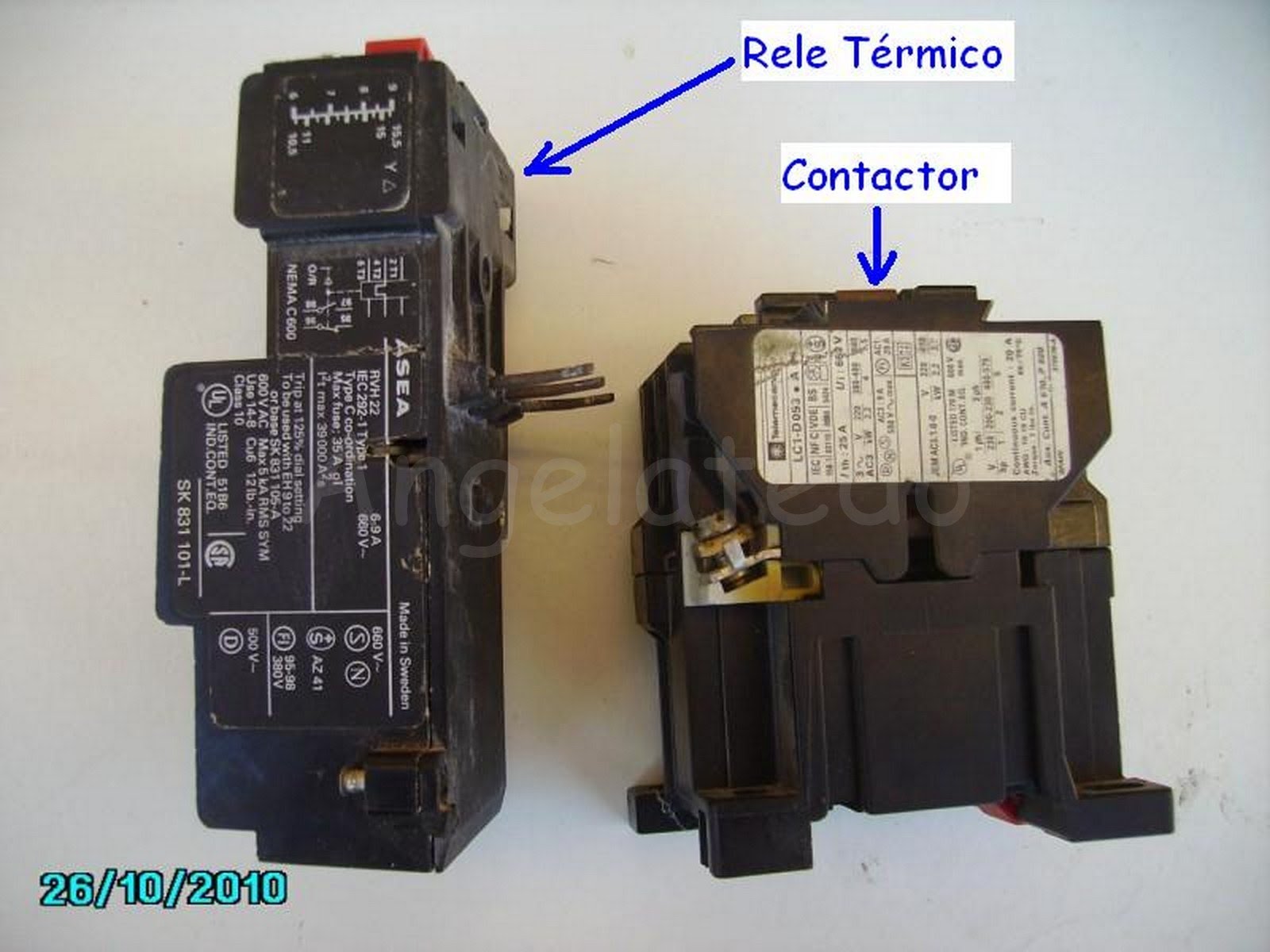 Como funciona un contactor