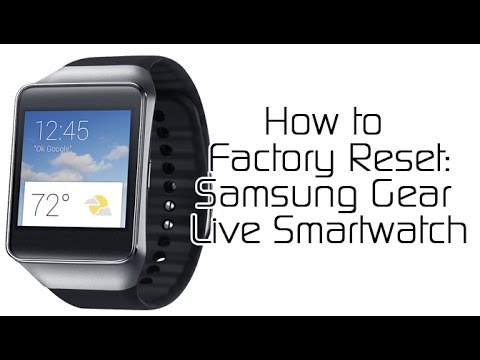 How to hard reset smart watch 2 use