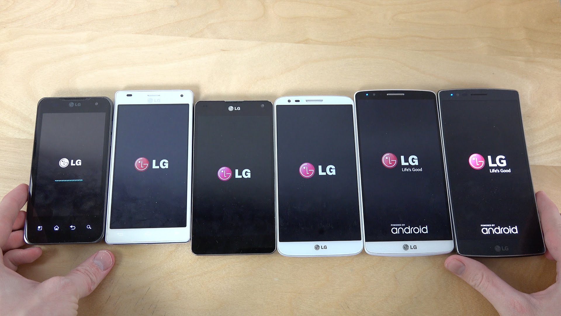 LG G Flex 2 vs. G3 vs. G2 vs. G vs. 4X vs. 2X - Which Is Faster? (4K)