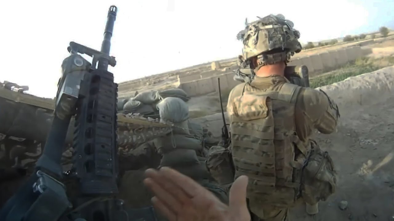 US Soldiers in Afghanistan. Helmet Cam Firefight - Real Combat ...