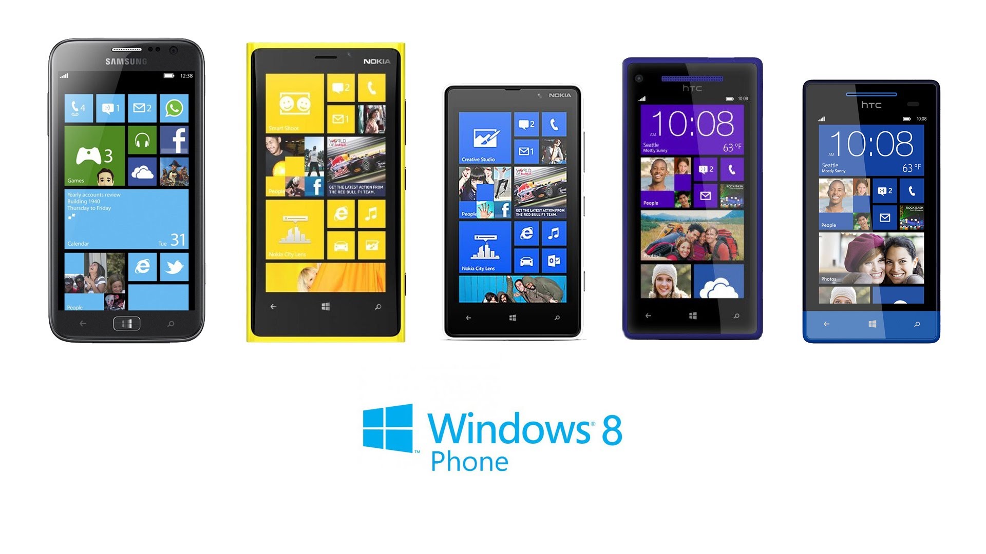 Představení WP 8 telefonů: Samsung ATIV S, Nokia Lumia 920 a 820, HTC ...