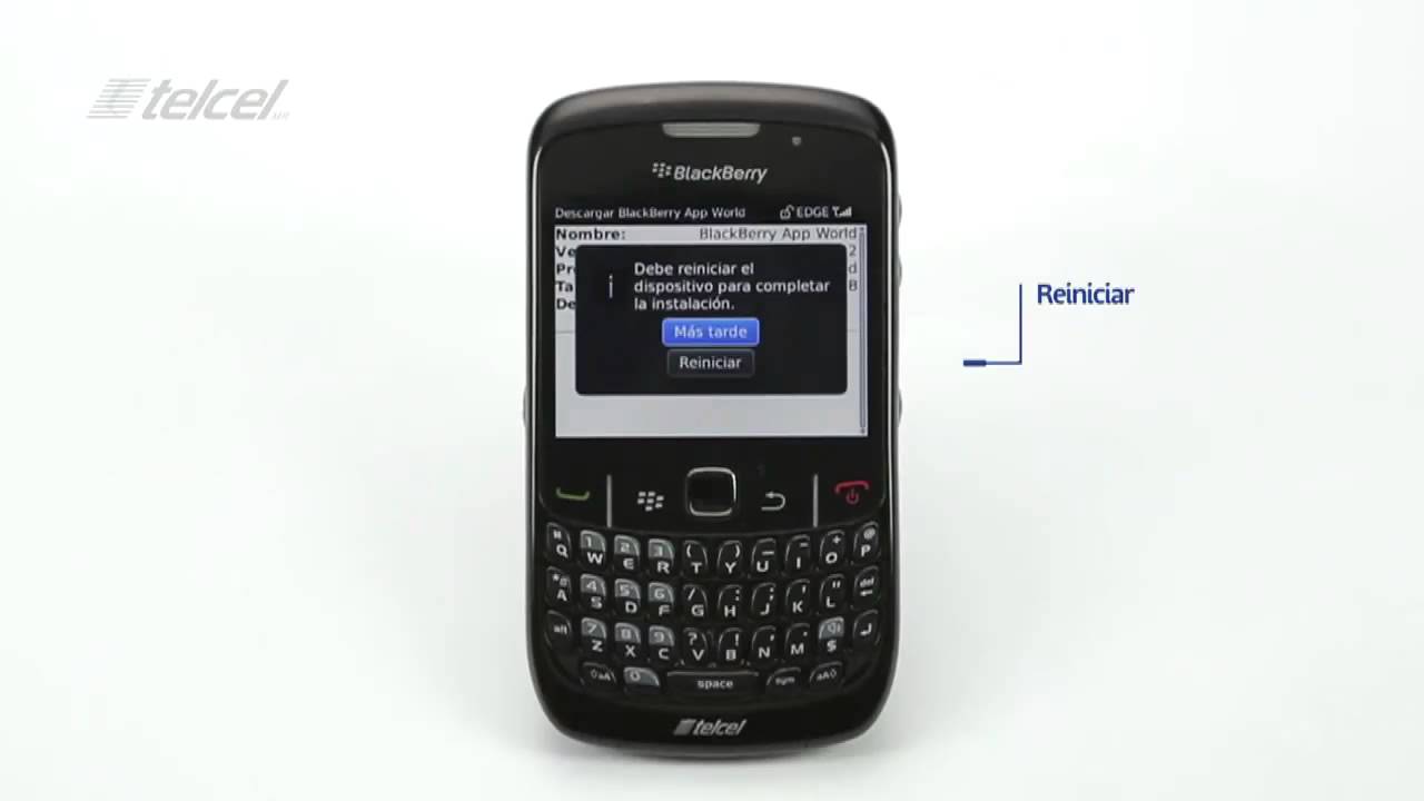Cómo descargar la tienda BlackBerry World en la BlackBerry 