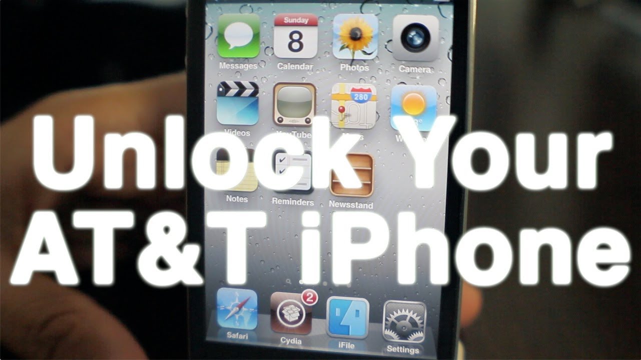 Unlock iphone. Unlock att iphone.