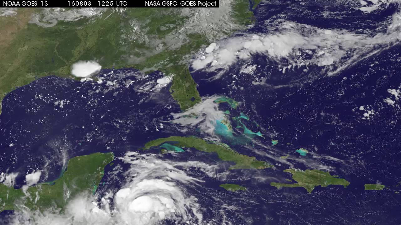 Landfall of Hurricane Earl in Belize