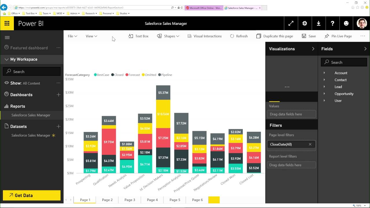 Analyzing Salesforce Data with Power BI